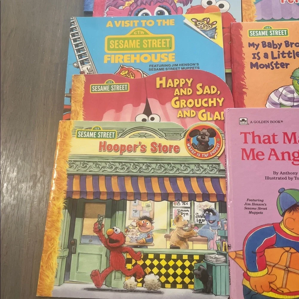 Children's Books set Clifford Curious George Sesame Street kids books new #10